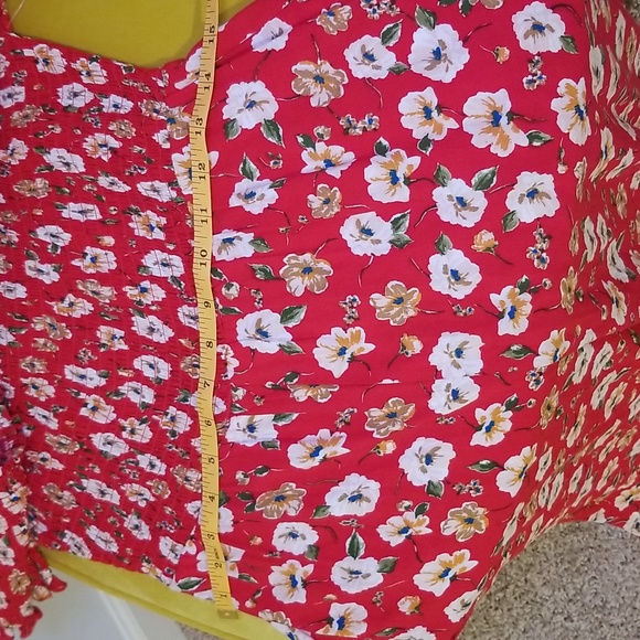 Indigo Rose Large Red Flower Jumpsuit - Picture 8 of 10